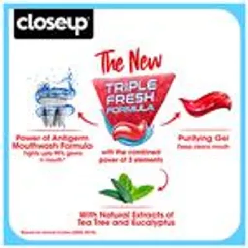 Close Up Ever Fresh Red Hot Anti Germ Gel Toothpaste, 48 g-5.webp